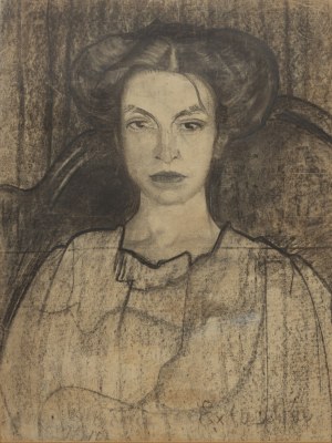 Stanislaw Ignacy Witkiewicz `Witkacy' (1885 Warsaw - 1939 Jeziory in Polesie), Stefania Jaworska, 1910.