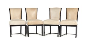 Josef Hoffmann (1870 - 1956 ), Set of four chairs
