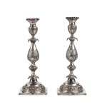 Pair of candlesticks, 1873