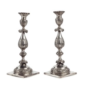 Pair of candlesticks, 1873
