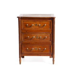 Komoda, typu Commode de chambre z epoki Ludwika XVI