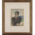 Nikifor Krynicki (1895 Krynica - 1968 Folusz), Self-portrait, late 1950s