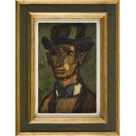 Stanisław Eleszkiewicz (1900 Czutów k. Połtawy - 1963 Paryż), Mężczyzna w kapeluszu (Autoportret), po 1923