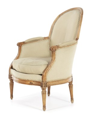 Charles Vincent Bara, Pair of bergers with medallion backrest from the Louis XVI era
