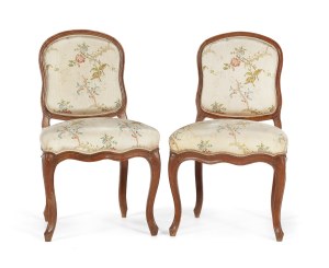 J.B. Lelarge, Pair of Louis XV era chairs