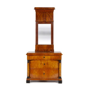 Komoda i lustro biedermeier