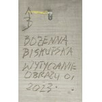 Bożenna Biskupska (ur. 1952, Warszawa), Wytyczanie obrazu 01, 2023