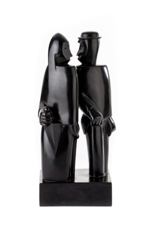 Jean Lambert-Rucki (1888 Krakow - 1967 Paris), Couple with an Umbrella, 1923-25