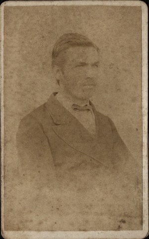 FEJA Eduard] Photograph of Dmitri Bilinskiy. Photo by E. Feja, l. 60s of the XIX century.