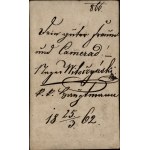 Fotografia CDV kapit. Mariana Witoszyńskiego. Atelier nieznane. 1862 r.
