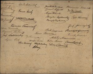 Photograph of students and staff of the Franz Josef Gymnasium in Lviv. Lviv [1870s].