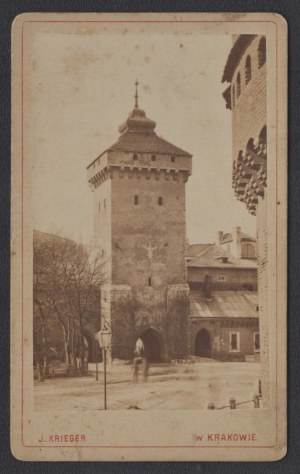 KRIEGER Ignacy] Photograph of the Florian Gate in Cracow. Photo by I. Krieger. Cracow [after 1875].