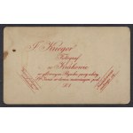 KRIEGER Ignacy] Fotografia Bramy Floriańskiej w Krakowie. Fot. I. Krieger. Kraków [po 1875 r.]