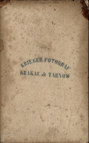 KRIEGER Ignacy] CDV photograph of the Pietraszkiewicz family. Photo by I. Krieger Krakau & Tarnow [1864].