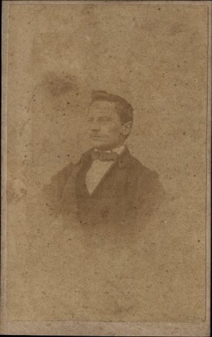 PACZOSIŃSKI Jan] CDV photograph of Alfred Weiss. Photographed by J. Paczosiński. [Krosno, 1860s].