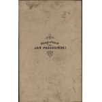 PACZOSIŃSKI Jan] Fotografia CDV Alfreda Weissa. Fotografował J. Paczosiński. [Krosno, l. 60. XIX w.]