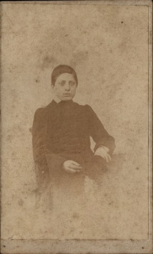 PACZOSIŃSKI Jan] CDV photograph of Ludwik Vronsky. Photographed by J. Paczosiński. [Krosno, l. 60s of the XIX century].