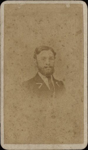 ROSENBACH S.] Photograph of Hipolit Pietraszkiewicz, January insurgent. Photo by A. Rosenbach. Lviv [ca. 1863-4].