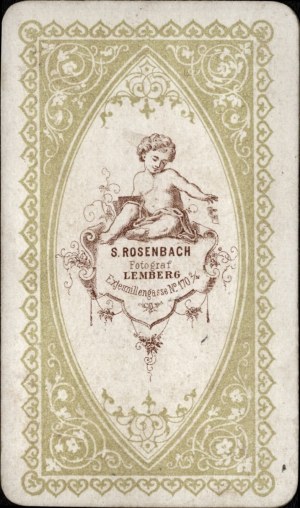 ROSENBACH S.] Photograph of Hipolit Pietraszkiewicz, January insurgent. Photo by A. Rosenbach. Lviv [ca. 1863-4].