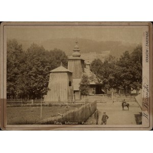 ZAKOPANE] Fotografia kościoła Matki Bożej Częstochowskiej w Zakopanem. Fot. St. Bizański. Kraków i Zakopane [lata 80-90. XIX w.]
