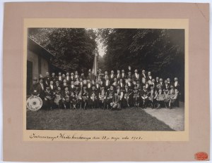 Kurk Fraternity in Lviv] The enthronement of the Kurk King on May 22, 1913. Photo: Marek Münz in Lviv.