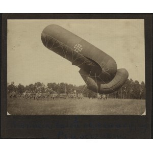 Niemiecki balon obserwacyjny AE. Ballon (Typ Ae 800) w Piasecznie.