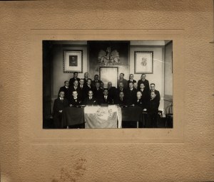 SEMKOWICZ Aleksander] Ceremony for the appointment as honorary Elder of the Guild of Mr. Alexander Semkowicz, Senator of the R. P. on November 23, 1938.