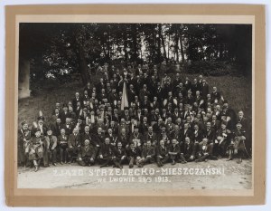 Rifleman's Society of Lviv] Rifleman-Man's Convention in Lviv 29/9 1913. photo: Marek Münz in Lviv (?)