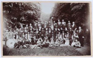 Kurk Fraternity in Lviv] Royal Shooting, Lviv dn. 29 May 1902. Photo by Marek Münz in Lviv (?).
