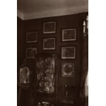 [BRUNICKI Konstanty, zbiory] Zestaw 9 fotografii oraz seria pocztówek z przedstawieniem zbiorów barona Konstantego Brunickiego (1861-1937) ze Lwowa.