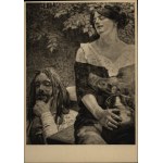 [BRUNICKI Konstanty, zbiory] Zestaw 9 fotografii oraz seria pocztówek z przedstawieniem zbiorów barona Konstantego Brunickiego (1861-1937) ze Lwowa.