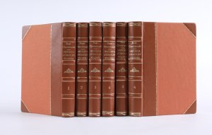CHMIELOWSKI Piotr - Historya literatury polskiej. T. 1-6. with a foreword by Bronisław Chlebowski. Warsaw 1899-1900, Granowski and Sikorski Printing House.