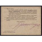 [KOSTEK-BIERNACKI Waclaw] Free ride ticket of the Polish State Railways for the governor of Polesie, Waclaw Kostek-Biernacki. 1939 r. [PKP]