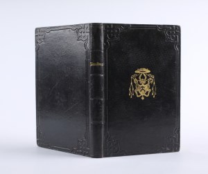 [LĘTOWSKI Ludwik] Miscellanea. Volume I. In Cracow. Published by the Publishing House of Catholic Works. W. Wielogłowski and Jaworski. 1866 [from the library of L. Łętowski, binding with the Ogończyk coat of arms of the Łętowskis].