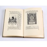 MĘKICKI Rudolf] - Znaki bibljoteczne Rudolfa Mękickiego. XXIV tablic z 22 oryg. exlibrisami, wśród których 4 akwaforty i 18 cynkotypów czarnych i wielobarwnych; w tekście 9 ilustracyj. Lwów 1925. Nakł. Wyd. Arkadja. Druk. Zakł. Narod. im. Ossolińskich.