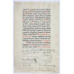 Towarzystwo Strzeleckie we Lwowie] Adres ku czci Abp Józefa Bilczewskiego, w obronie przed atakami czasopisma Monitor, Lwów, Strzelnica Miejska, 9 VI 1907 r.