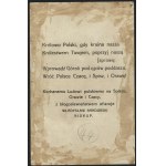[BANDURSKI Władysław] Patriotic postcard. Queen of Poland, when our land Your kingdom, support our cause: Enter the Highlanders under their fathers