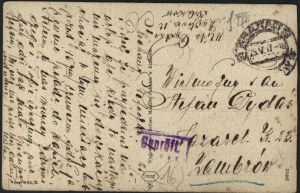Patriotic postcard addressed to Stefan Dydas, later a football player for Wisla Krakow. It's time! Dispose of the meanness and guilt - Nation gather strength! And in your hearts revive the faith of the Fathers - And embody your faith in action! Published