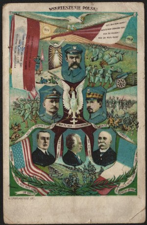 Patriotic postcard. Resurrection of Poland. [ca 1924]