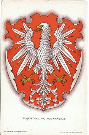 [RADZIKOWSKI Stanisław Eliasz] RADZIKOWSKI Stanisław Eliasz] Herby of the Pomeranian, Poznański voivodeship. Lit. art. by Fr. Zieliński Cracow. STL
