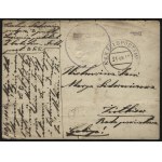 "Legionnaire thinking of blue almonds". Photograph of Lt. Czeslaw Sidorowicz of the 3rd Regiment of the Polish Legions 1st Battalion, with correspondence. Date. AUG. 31, 1915.