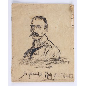 I Brygada Legionów Polskich] Na pamiątkę Rok 1914-5-6- i 1917. Rękopis z modlitwami i piosenkami autorstwa żołnierza z I. Bryg. I pułku I Baonu LP. Tomaszów Mazowiecki, 19 I 1917 r.