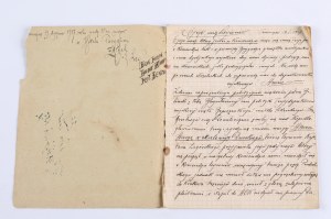 1st Brigade of the Polish Legions] In memory of the Year 1914-5-6- and 1917. A manuscript with prayers and songs by a soldier from the 1st Brig. of the 1st Regiment of the 1st Baon of the LP. Tomaszow Mazowiecki, 19 I 1917.