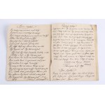 I Brygada Legionów Polskich] Na pamiątkę Rok 1914-5-6- i 1917. Rękopis z modlitwami i piosenkami autorstwa żołnierza z I. Bryg. I pułku I Baonu LP. Tomaszów Mazowiecki, 19 I 1917 r.