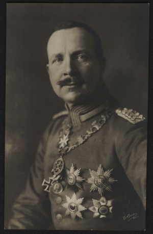 Photograph of Prussian Emperor Wilhelm II. Photo by E. Buber, Berlin.