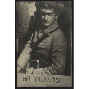 Fotografia Franciszka Pększyc Grudzińskiego, kapitana Legionów Polskich, poległego w 1915 roku w Modliborzycach