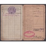 [Polish Legions] POLISH LEGION Military card, no. 20967 for Antoni Kudziela, soldier of IV Komp. III Baon of the 1st P. L. P.