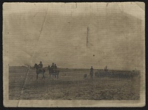 POLISH LEGIONS] Photograph of an infantry regiment of the Polish Legions. Photo by Chor. L. [ca. 1916].