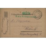 Legiony Polskie] Kpt. Włodzimierz Zagórski korespondencja z frontu. Dat. 1.9.1916