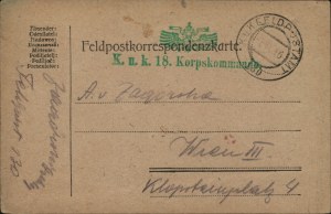 Polish Legions] Capt. Włodzimierz Zagórski correspondence from the front. Dat. 1.9.1916